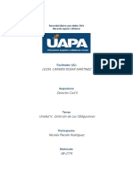 Extincion de Las Obligaciones Civil II, Tarea V