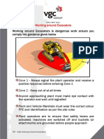 Toolbox Talks Working Around Excavators