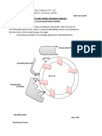 Protocol For Lime Stone Crusher (100Cr1) : (Revisal of Gap Adjustment Work)