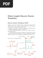 Finite Length Discrete Fourier Transform