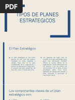 Tipos de Planes Estrategicos