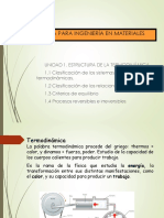 Unidad 1. Estructura de La Termodinámica