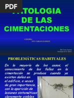 8.0 Patología de Las Cimentaciones