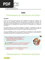 Fisioterapia en SD