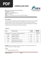 Curriculum Vitae: Career Objective