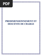 Predimensionnement Des Structure en BA Et Étude de Dalle Corps Creux