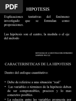 Hipotesis Variables