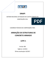 Sinapi CT Lote1 Armacao Estrutura Concreto Armado v006