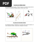 Palancas de Primer Segundo y Tercer Grado