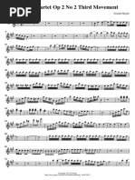 HAYDN String Quartet Op 2 No 2 3rd Movement Score and Parts