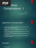 Anesthesia Complications 1