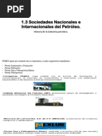 1.3 Principales Sociedades Nacionales y Extranjeras