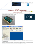 Khazama AVR Programmer: Avrdude