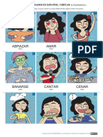 Fichas Verbos Ilustrados Profedeele EDITABLE 1.1