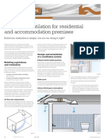 Bathroom Ventilation For Residential and Accommodation Premises