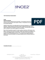 4 - FX02 PRINCE2 Sample Practitioner Paper - V1.5