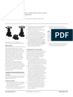 Installation, Operation and Maintenance Instructions: Hancock Forged Steel - Gate, Globe and Check Valves