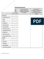 Section B: Lifting and Carrying - More Detailed Assessment, Where Necessary