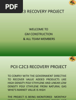 Pcii C2C3 Recovery Project: Welcome To GM Construction & All Team Members