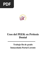 Usos Del PEEK en Prótesis Dental