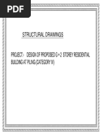 Structural Drawings Category IV3 Storey