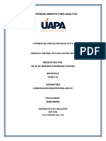 Sistema de Evaluacion Utilizado en Uapa Ruth