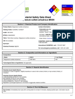 Material Safety Data Sheet: Magnesium Sulfate Anhydrous MSDS