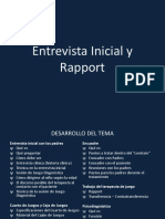 Entrevista Inicial y Rapport