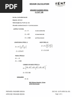 Design Calculation: Part No: 16 FS 4950 CAL 001 Material: AISI 4130 Yield Strength, Sy 75,000 Psi. Min