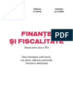 Hangan - Tudor - Alamaie - Finante-Si-Fiscalitate Manual Clasa XI PDF