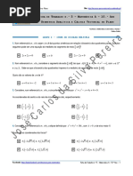 Ficha de Trabalho N.º 5 - Geometria Analítica e Cálculo Vectorial No Plano PDF