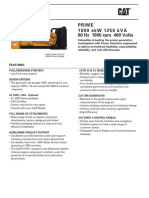 Data Sheet 1250kw Cat 3512 Prime