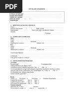 Ficha de Anamnese