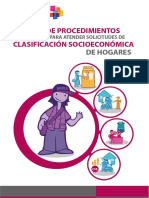 Manual de Procedimientos para Atender Solicitudes de CSE de Hogares - MIDIS 2016