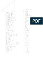 To Access Run Command: 156 Commands