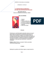 Corrupcion Venezuela Una Historia de Peculado.