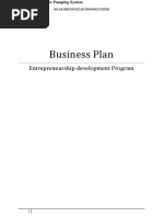 Business Plan: Entrepreneurship Development Program