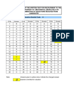 ISRO 2013 To 2017 Official Answer Key