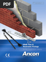 Ancon - Wall Ties and Restraint Fixings