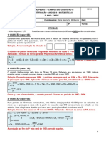 Sequências - PA e PG - 004 - 2014 - Gabarito PDF