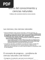 Teoría Del Conocimiento y Ciencias Naturales