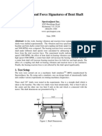 Vibration and Force Signatures of Bent Shaft: Spectraquest Inc