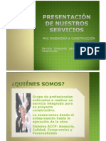 Presentación de La Empresa para Web