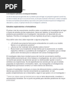 Tipos de Investigacion Cuantitativa