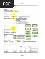 Design of Slab As Per IS:456-2000: Input Data