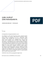 Ilmu Huruf Dan Rahasianya - Kampus Wong Alus (Kwa)