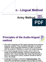 Audio Lingual Method