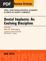 Dental Implants - An Evolving Discipline - An Issue of Oral and Maxillofacial Clinics of North America (The Clinics - Dentistry) (UnitedVRG)