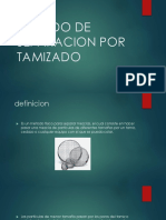 Metodo de Separacion Por Tamizado