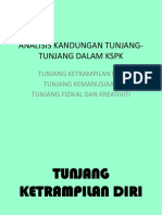 Analisis Kandungan Tunjang-Tunjang Dalam KSPK